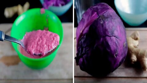 Mix Red Cabbage and Ginger For These Amazing Benefits