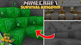 💸Turning STONE Into EMERALDS💰 | Minecraft Survival Kingdom Episode #5