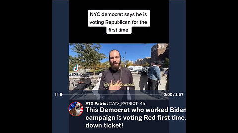 Democrat Worked For Biden Voting REPUBLICAN This Time Around...