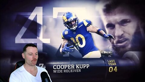 Rugby Player Reacts to COOPER KUPP (WR, Rams) #47 The Top 100 NFL Players of 2023