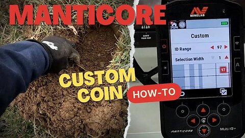 Minelab Manticore Custom Coin Program with Real Digs, Target Tones, and Disc Patterns!
