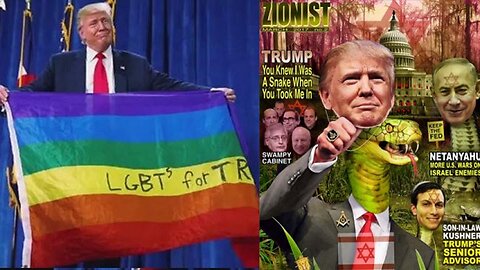 Psyop Pedophile Donald Trump: I Will Protect the Sick Satanic Perverse LGBTQIA+! [27.05.2024]