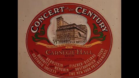 Various - Concert of the Century Recorded Live at Carnegie Hall