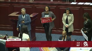 House Democrats stage sit-in during congressional map debate