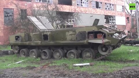 Abandoned Ukranaina Base With More Than 100 Armored Vehicles Stored There Now In Russian Hands!