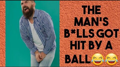 Funny videos that will make your day-a man's b*lls got hit by a ball