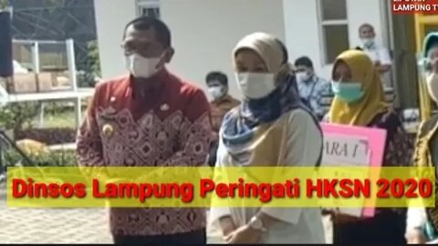 Dinsos Lampung Peringati Hari Kesetiakawanan Sosial Nasional 2020 di Agro Park PKK Sabah Balau