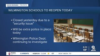 Wilmington Schools to reopen after security concern