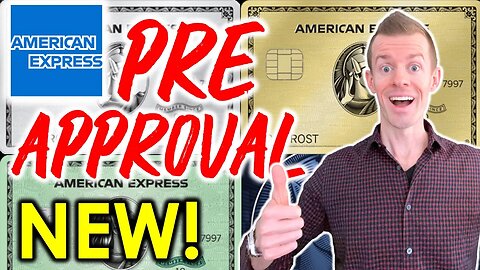 *NEW!* Amex Pre Approval Credit Card Application! (Amex Apply With Confidence feature)