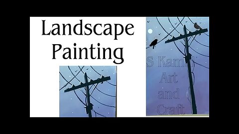 Landscape painting || step by step guidance ||Easy Learning ||oil painting