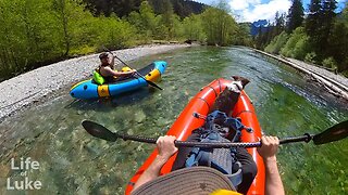 Packrafting Gold Creek, Golden Ears