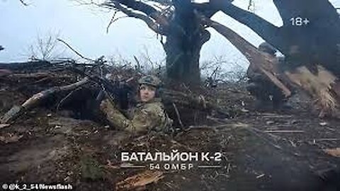 Ukraine war combat footage: Russian trench position take over - WAIT UNTIL THE ENDING PART