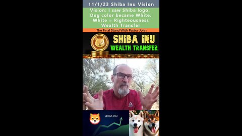 Shiba Inu Wealth Transfer Vision - The Final Stand With Pastor John 11/1/23