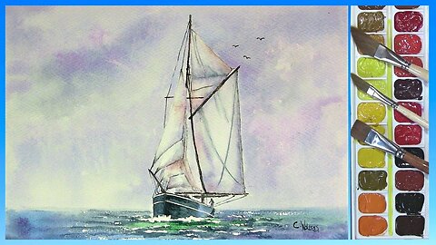 PAINTING TALL SHIPS IN WATERCOLOR
