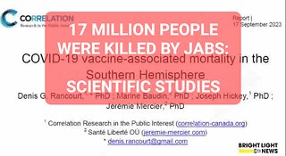 COV-19 Jabs Killed 17 Mil People: Scientist's Research