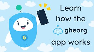 The Gheorg App: the Friendly Robot that helps kids feel good