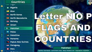 Letter N O P - Flags & Countries
