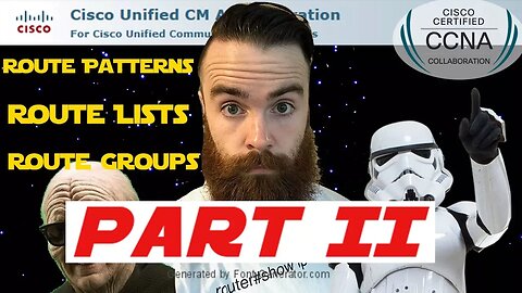 Cisco Call Manager (CUCM) - Route Groups, Route Lists, Route Patterns!! - Part 2
