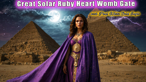 Great Solar Ruby Heart Womb Gate 🕉 True Solar Umbilicus at Uluṟu 🕉 Gaia Galactica 🕉 Heart Flame 🕉