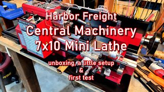 Harbor Freight 7x10 Mini Lathe 93212