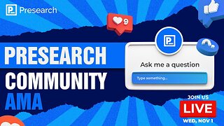 Presearch AMA Community Livestream (11/01/2023)