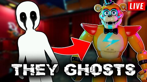 Security Breach but the animatronics are GHOSTS (INVISIBLE) | 🔴 LIVE STREAM 🔴| !tts