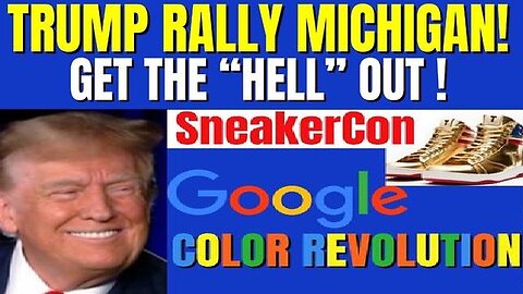 Breaking - Trump Rally MI - SneakerCon and Revolution..2/20/24..