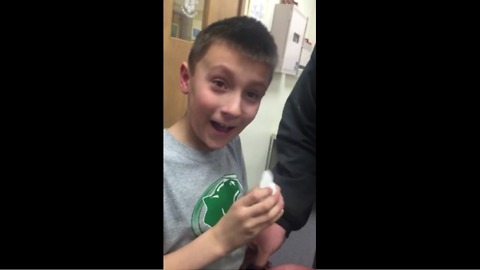 Kid Finds Out He Is Going To Be A Big Brother