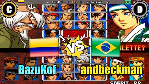 The King of Fighters '99 (BazuKof Vs. andbeckman) [Colombia Vs. Brazil]