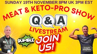 Meat & Keto-Pro Show : Live Q&A