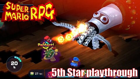 Super Mario RPG remake playthough | 5th star