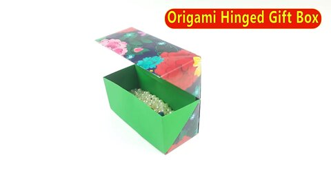 Origami Hinged Gift Box / Surprise Gift Box/ Easy Paper Crafts