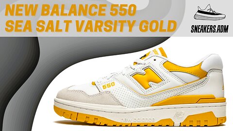 New Balance 550 Sea Salt Varsity Gold - BB550LA1 - @SneakersADM