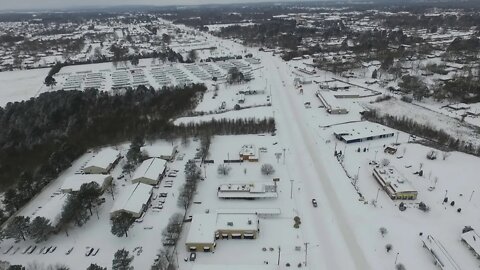 Conway Arkansas Snow Storm Feb 15, 2021