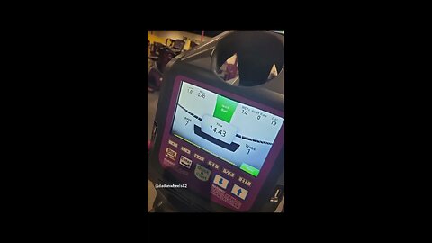Working out at planet fitness