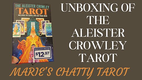 Unboxing of the Aleister Crowley / Thoth Tarot