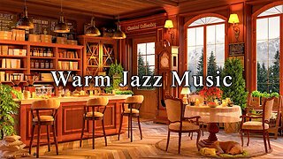 Cozy Coffee Shop Ambience ☕ Soft Jazz Music for Study, Work ~ Relaxing Jazz Instrumental Music