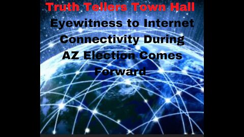 Yes, America. The Election Machines Were Connected to the Internet! Eyewitness Testimony