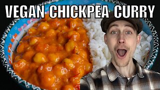 CREAMY VEGAN CHICKPEA CURRY | Easy Homemade Curry Recipe | JorDinner