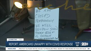 Americans unhappy with covid response