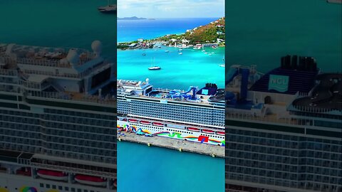 The Caribbean is GORGEOUS! 😍 #cruiseship #shorts #viral