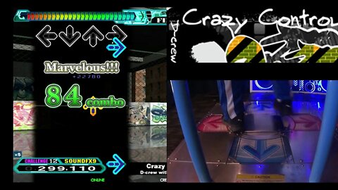 Crazy Control - CHALLENGE - AA#423 (Full Combo) on Dance Dance Revolution A20 PLUS (AC, US)