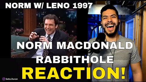 Norm Macdonald on Jay Leno 1997 (Reaction!) | Is Norm the greatest talkshow guest of all?