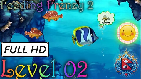 60 FPS | Feeding Frenzy 2 in HD | (Level 2: Succulent Starfish) | @gamingteachernepal