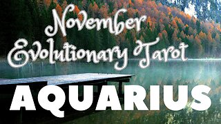 Aquarius ♒️- A vision of your best self! November 2023 Evolutionary tarot reading #aquarius #tarot