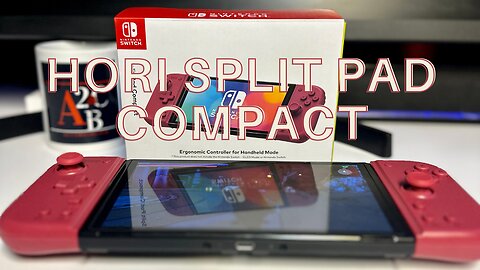 HORI Nintendo Switch Split Pad Compact (Apricot Red) | Unboxing