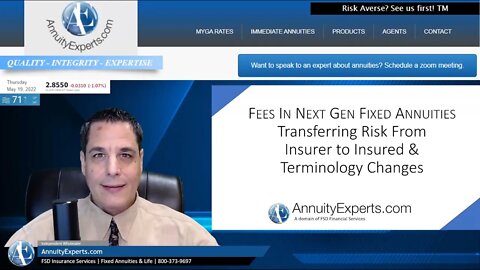 Fees In Fixed Annuities. My take & opinion on fees for rates & when fee based riders can make sense.