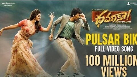 Pulsar Bike Full Video Song - Dhamaka - Ravi Teja - Sreeleela - Thrinadha Rao - Bheems Ceciroleo