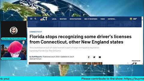 Florida Stops Recognizing Some Out Of State Driver License (clip)