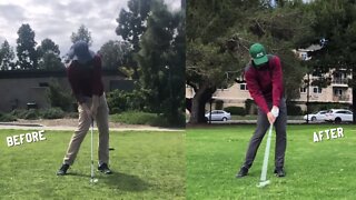 LESSON FROM US AMATEUR CHAMP Improves my IMPACT SO MUCH! Golf 🏌️‍♀️